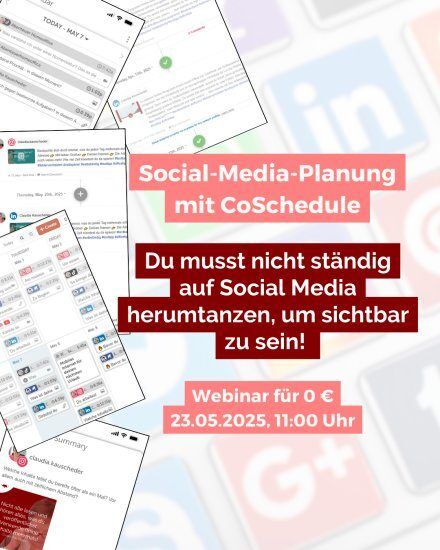 Social-Media-Planung mit CoSchedule - Webinar
